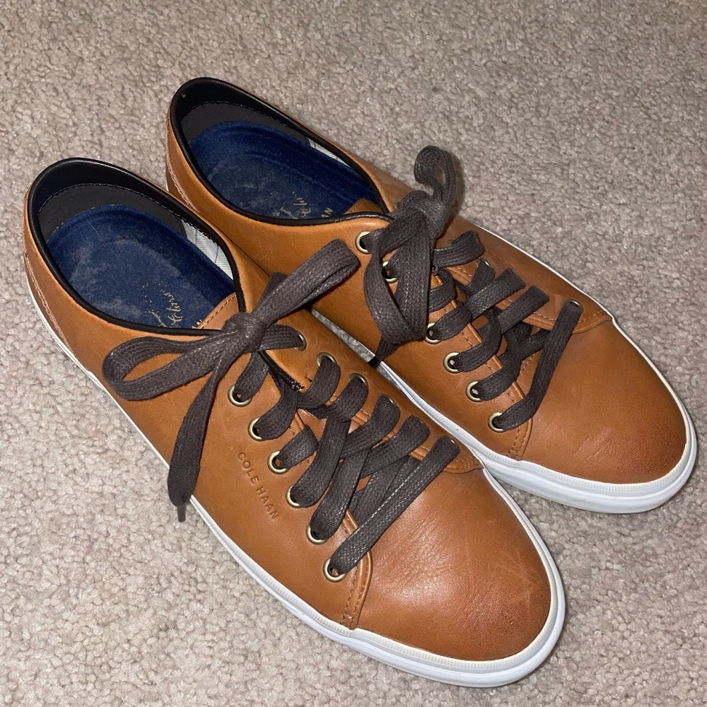 Brown Leather Cole Haan Sneakers